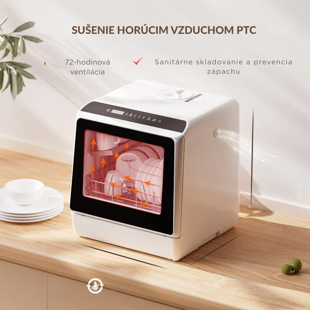 Kompaktná stolná umývačka riadu Clamxpress