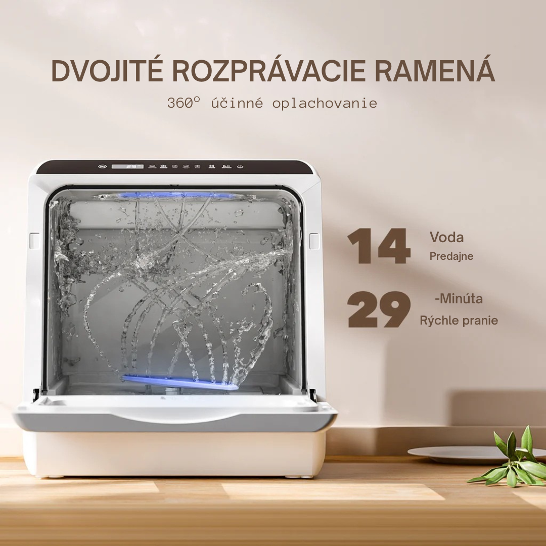 Kompaktná stolná umývačka riadu Clamxpress